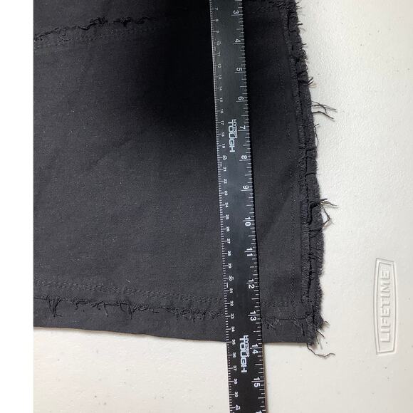 Almost Famous High Rise Flare Jeans Black Women’s 11 — Distressed, Retro, Trendy - Picture 8 of 8